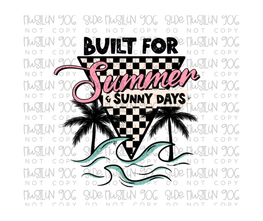 Built for Summer-Ready to Press Transfer
