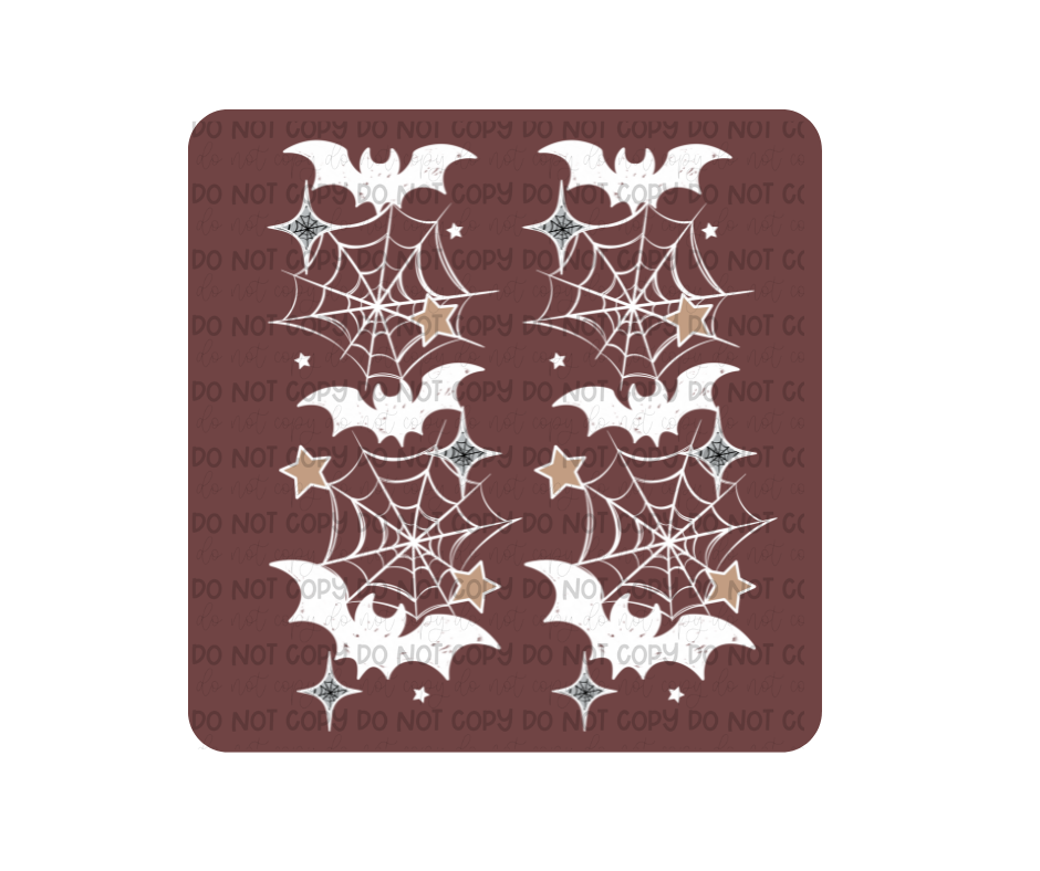 Haunt Cocoa white SLEEVES-Ready to Press Transfer