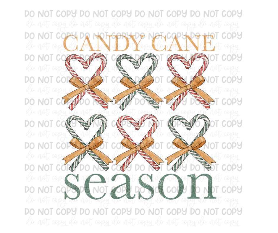 Candy Cane Season-Ready to Press Transfer