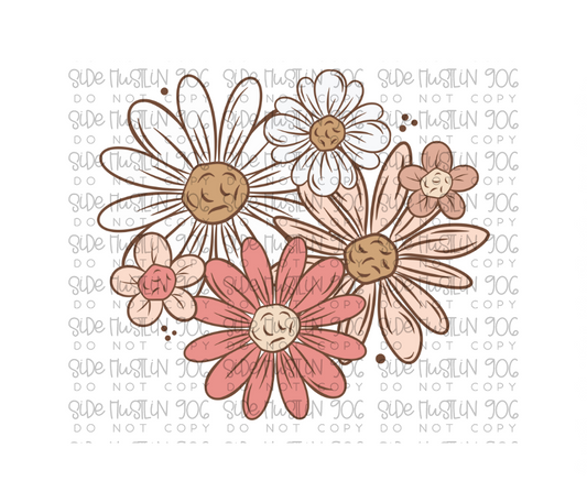 Spring Florals-Ready to Press Transfer