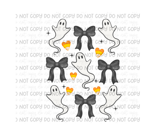 Ghost Candy Corn-Ready to Press Transfer