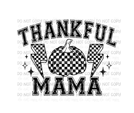 Thankful Mama black-Ready to Press Transfer