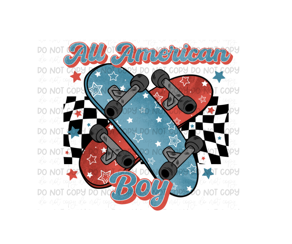 All American Boy-Ready to Press Transfer