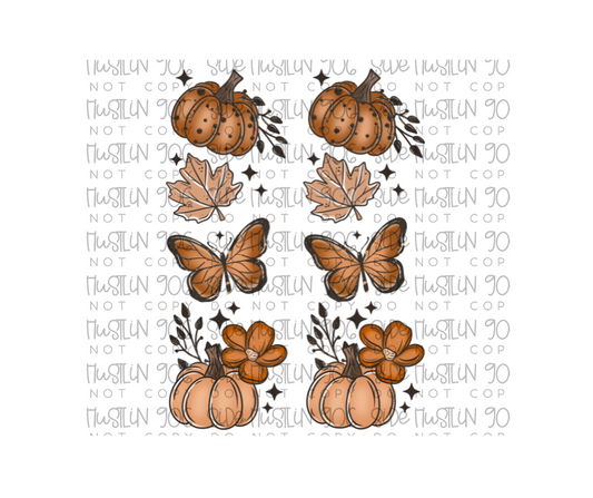 Fall Breeze Autumn Leaves Sleeve-Ready to Press Transfer