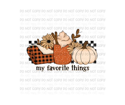 Favorite Things Fall-Ready to Press Transfer