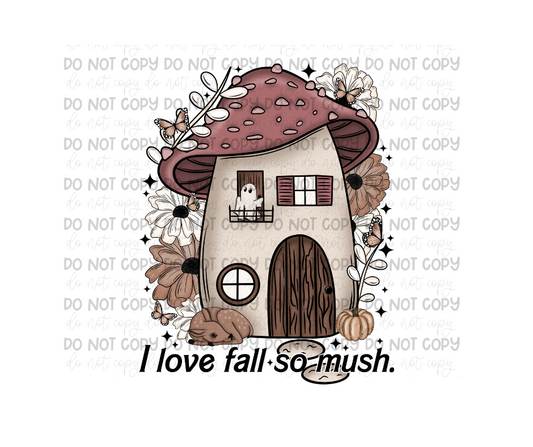 Mushroom House -Ready to Press Transfer