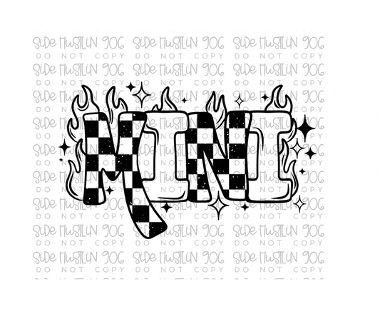 Mini flames-Ready to Press Transfer