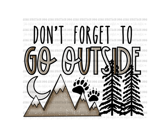 Don't Forget to Go Outside-Ready to Press Transfer