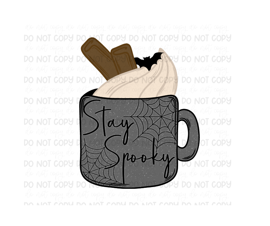 Stay Spooky mug-Ready to Press Transfer