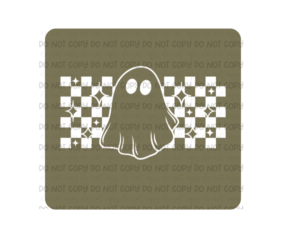 Checker Ghost white-Ready to Press Transfer