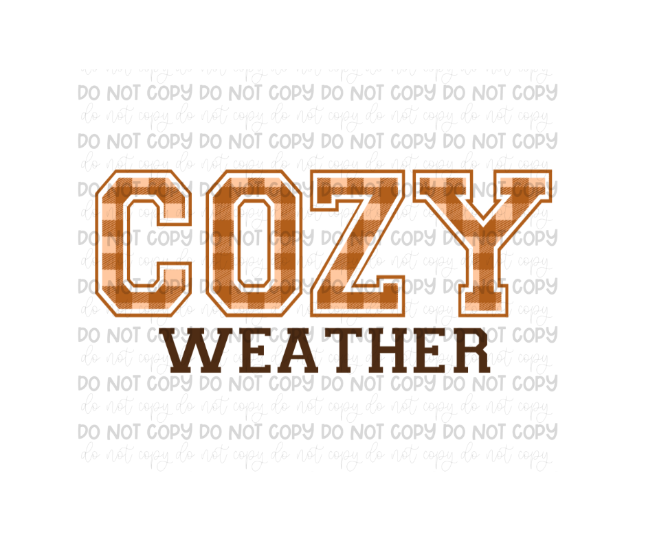 Cozy Weather-Ready to Press Transfer