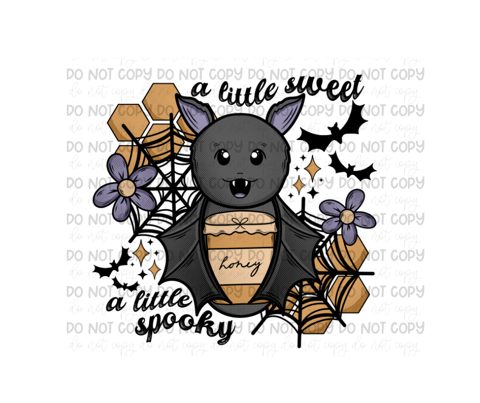 A little Sweet A little Spooky black-Ready to Press Transfer