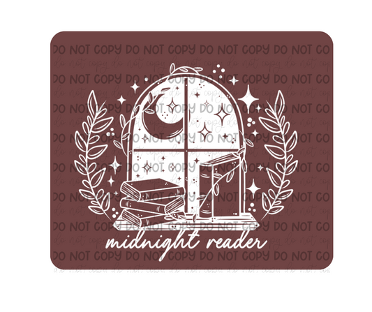 Midnight Reader single color white-Ready to Press Transfer