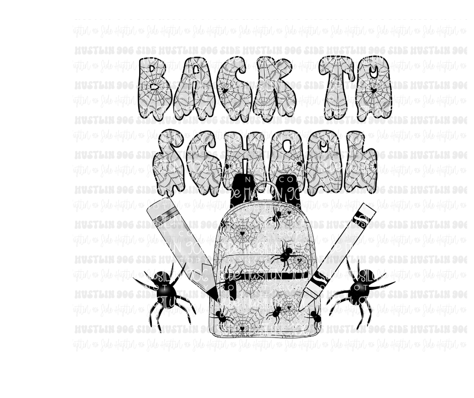 Back to School spooky-Ready to Press Transfer