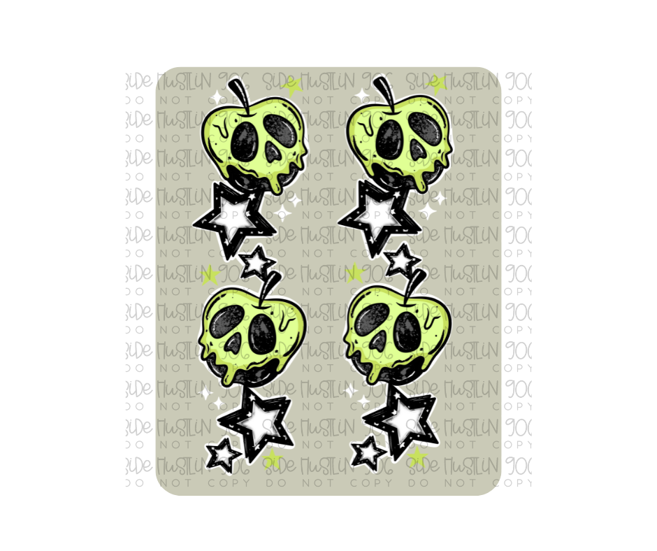 Villain Sleeve white stars-Ready to Press Transfer