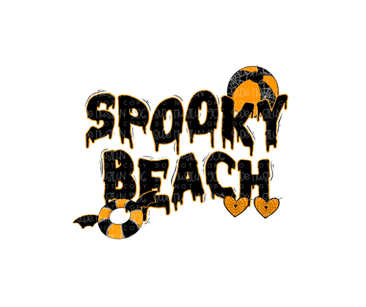 Spooky Beach-Ready to Press Transfer