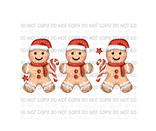 Gingerbread Men-Ready to Press Transfer