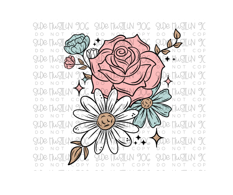 Success Is My Revenge floral-Ready to Press Transfer