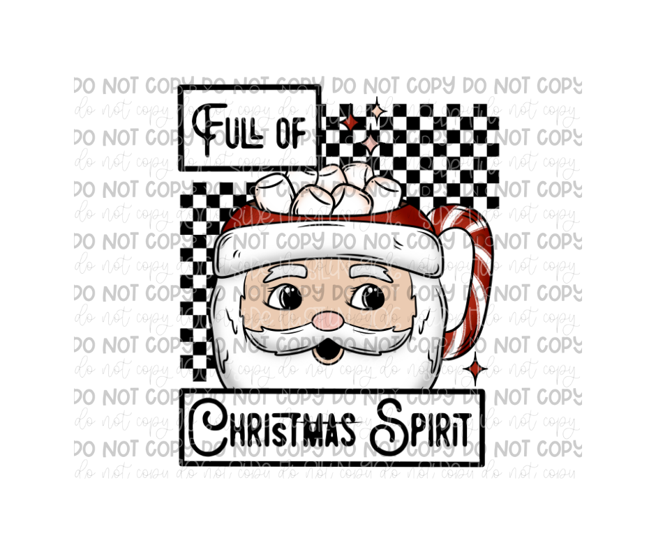 Christmas Spirit-Ready to Press Transfer