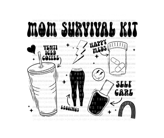 Mom Survival Kit-Ready to Press Transfer