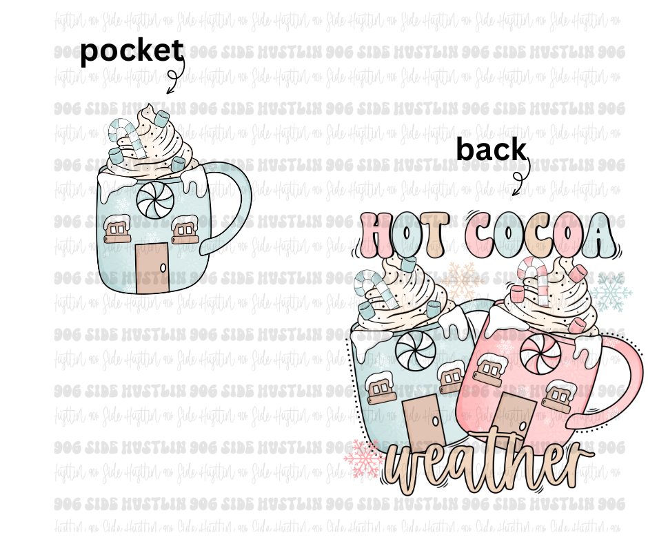 Hot Cocoa Weather-Ready to Press Transfer