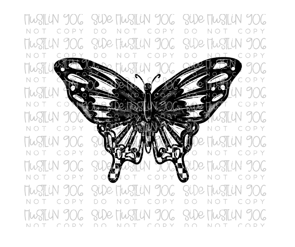 Butterfly-Ready to Press Transfer