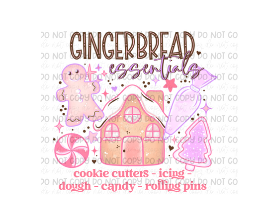 Pastel Gingerbread-Ready to Press Transfer