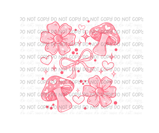 Valentine Doodles-Ready to Press Transfer