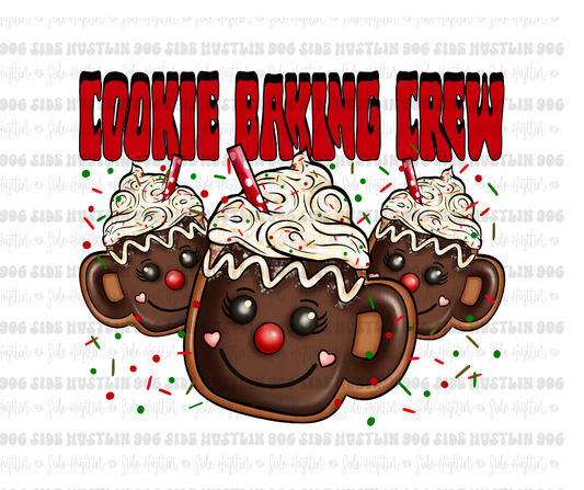 Cookie Baking C rew-Ready to Press Transfer