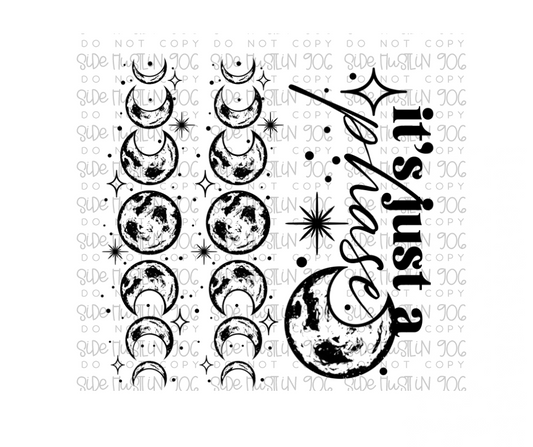 It's just a Phase black full sheet -Ready to Press Transfer