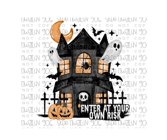 Enter at Your Own Risk-Ready to Press Transfer