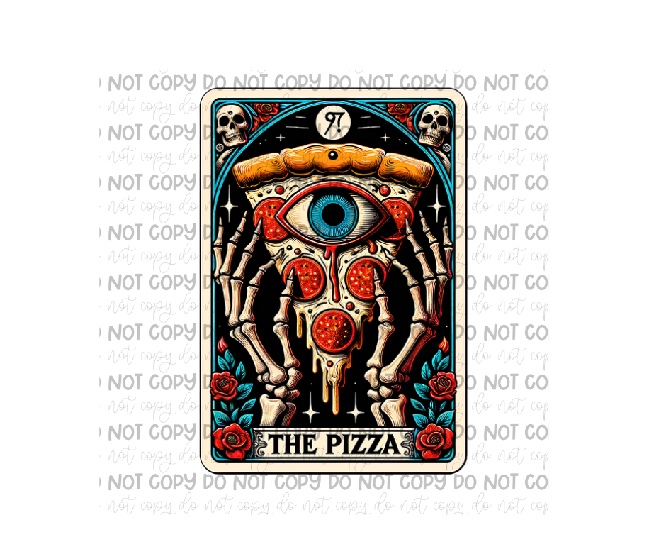 The Pizza tarot-Ready to Press Transfer