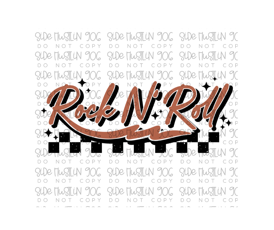 Rock N Roll-Ready to Press Transfer