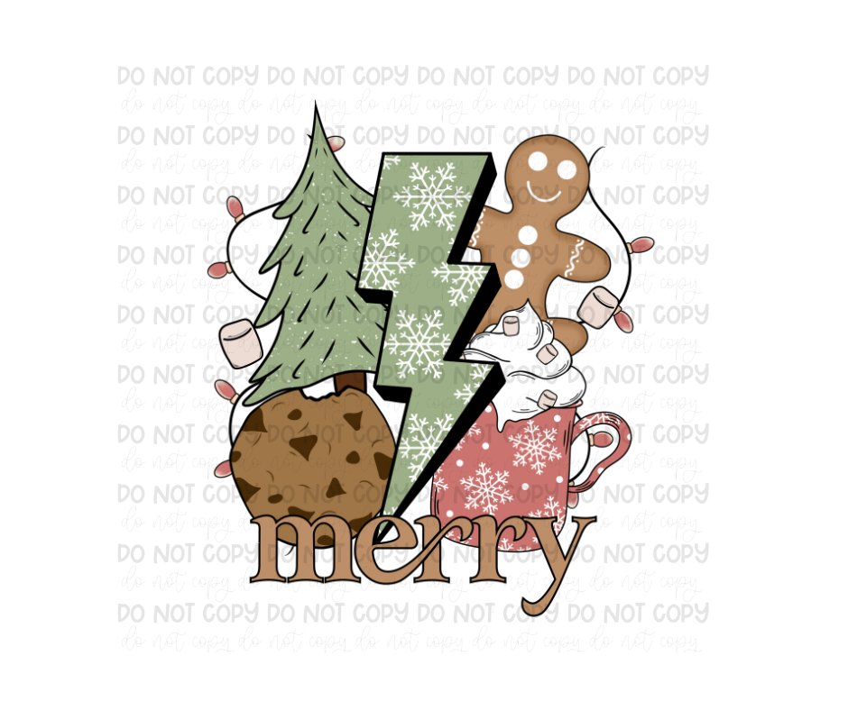 Christmas Things-Ready to Press Transfer