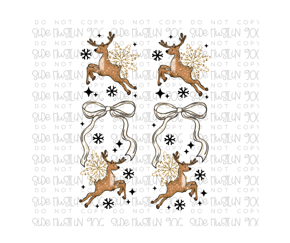 Dashing through the Snow Sleeve-Ready to Press Transfer