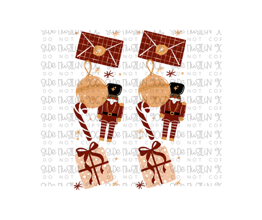 Tis the Season Nutcracker Darker Skin Tone Sleeve-Ready to Press Transfer