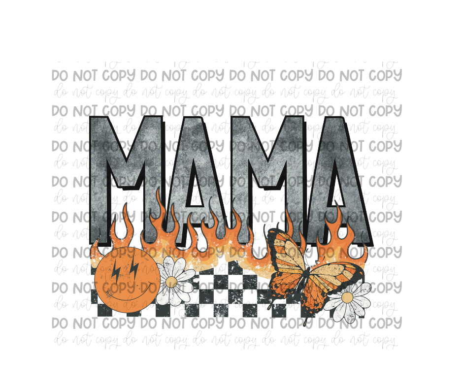 Mama grunge-Ready to Press Transfer