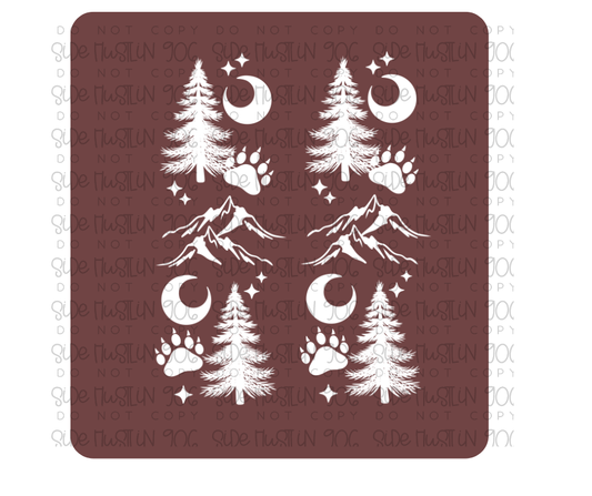 Get Lost Single Color White Sleeve-Ready to Press Transfer