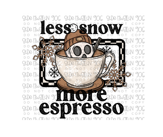 Espresso-Ready to Press Transfer