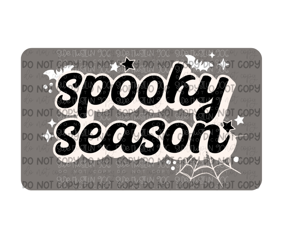 Spooky Season white & black-Ready to Press Transfer