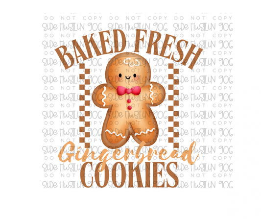 Baked Fresh Gingerbread-Ready to Press Transfer