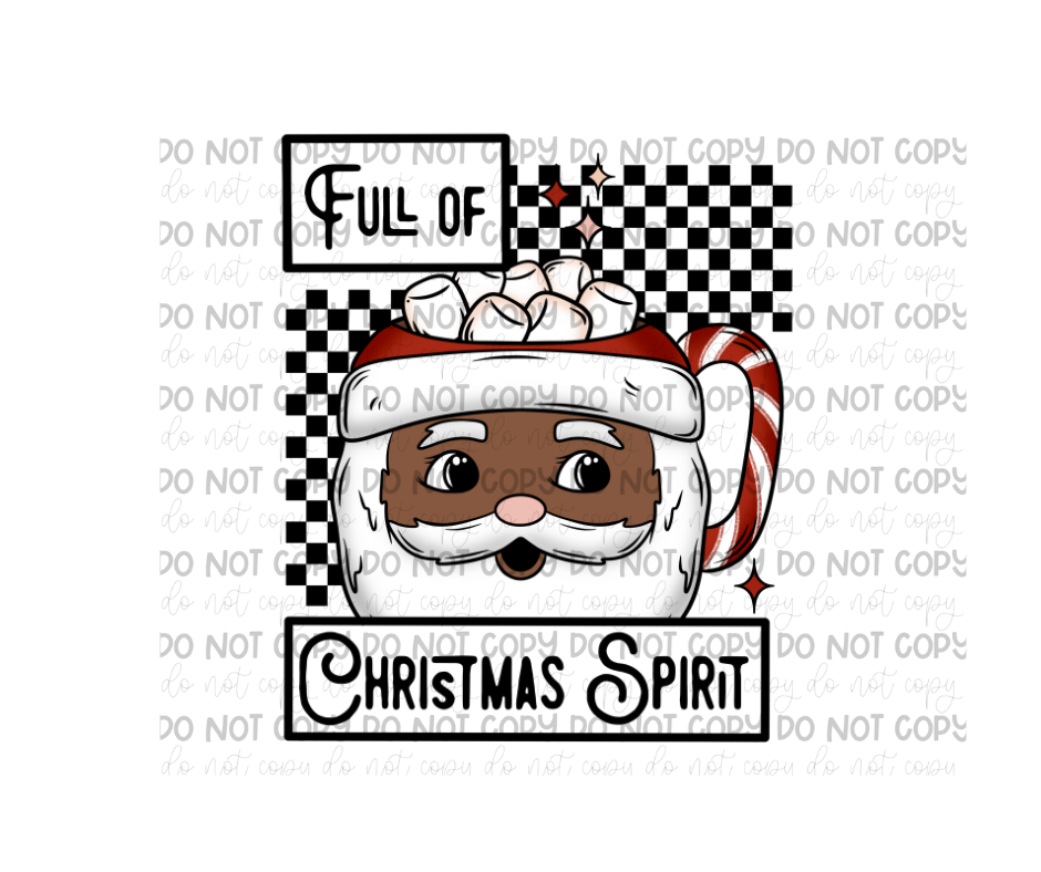 Christmas Spirit 2-Ready to Press Transfer