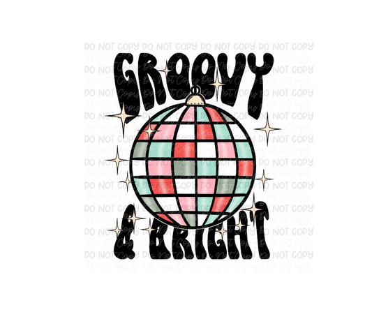 Groovy & Bright disco-Ready to Press Transfer