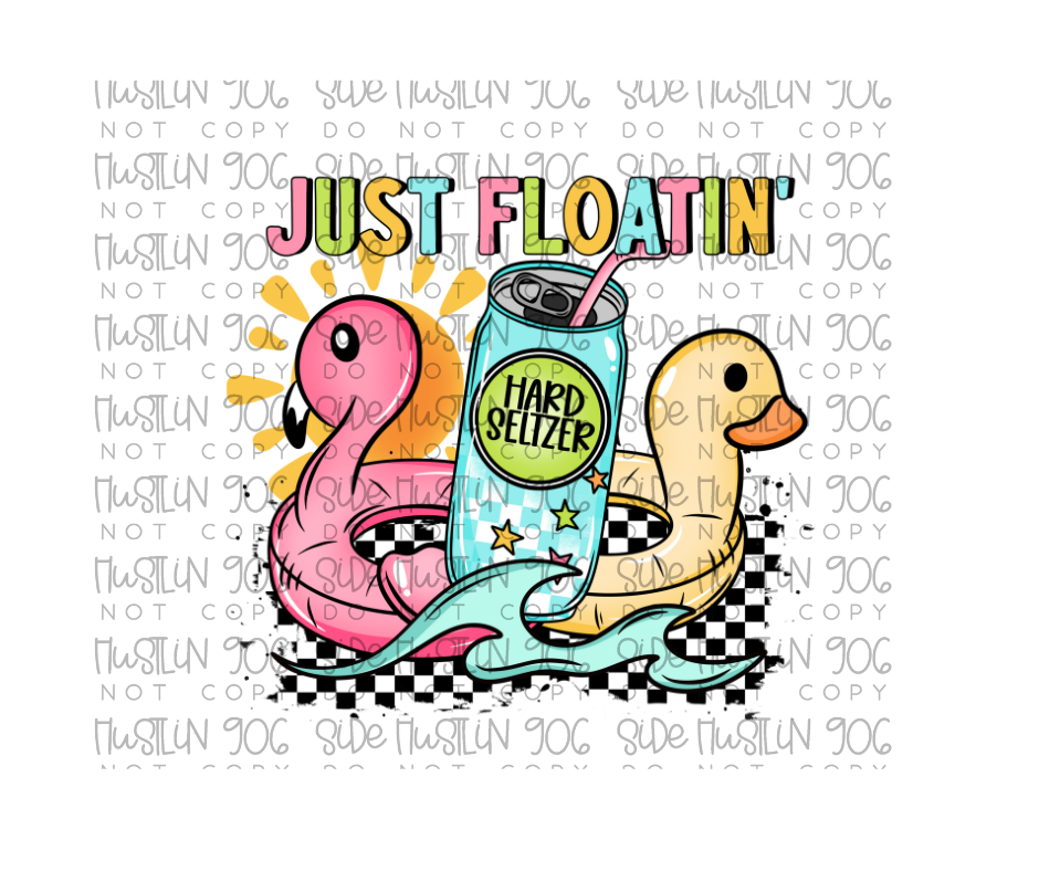 Just Floatin-Ready to Press Transfer
