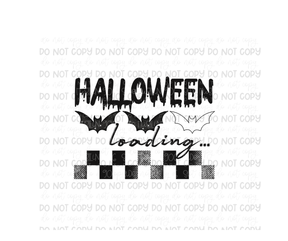 Halloween Loading-Ready to Press Transfer