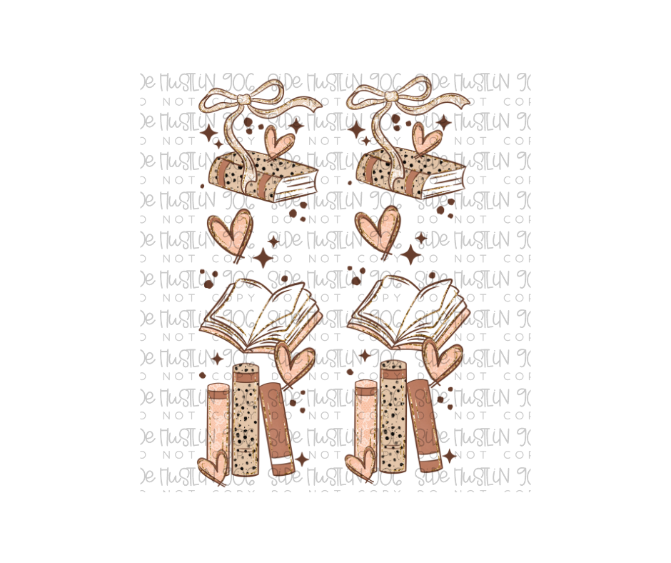 Read More Books sleeve-Ready to Press Transfer