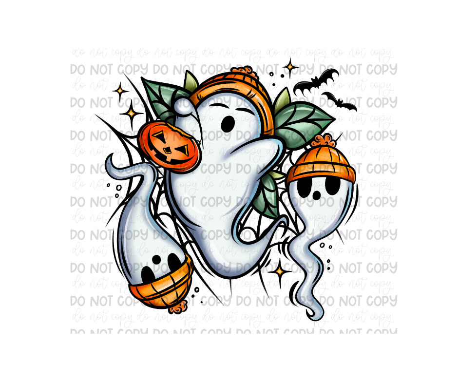 Ghostly Trio-Ready to Press Transfer