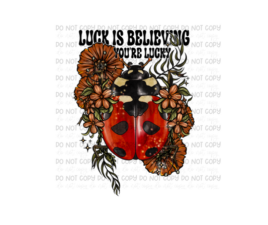 Lucky Ladybug-Ready to Press Transfer