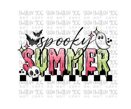 Spooky Summer Thin-Ready to Press Transfer