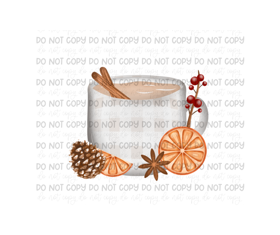 Spiced Christmas-Ready to Press Transfer